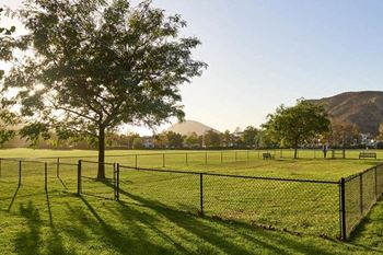 Large, fenced-off dog park. at The Villas at Anacapa Canyon, California, 93012